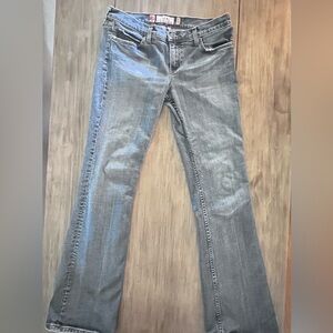Juicy Couture Jeans Size 31 – High Rise Bootcut Denim, Rhinestone Bow Made in US